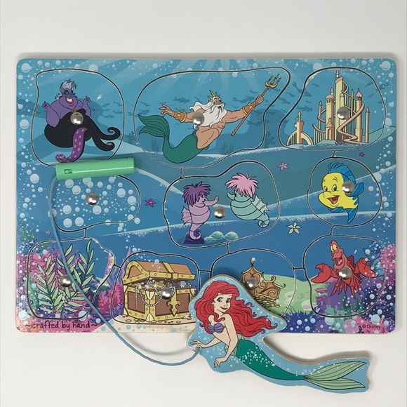 3 Disney Wooden Puzzles - Picture 4 of 4